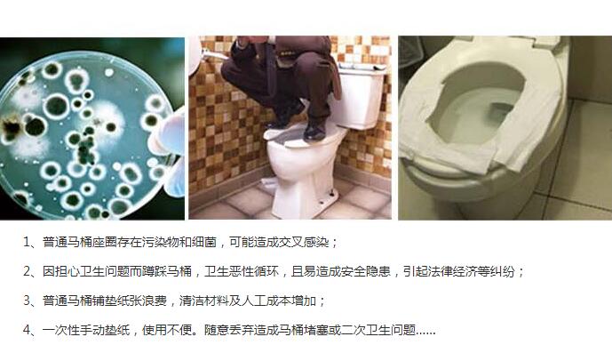 衛(wèi)鷹便潔墊解決馬桶問題